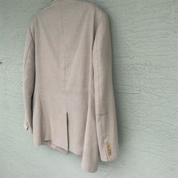 Lauren Ralph Lauren Men's Brown Blazer Size 48 Long Business Classic - Picture 4 of 12